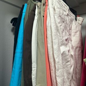 14 Colorful Casual Pants Collection size 6 capris and pants